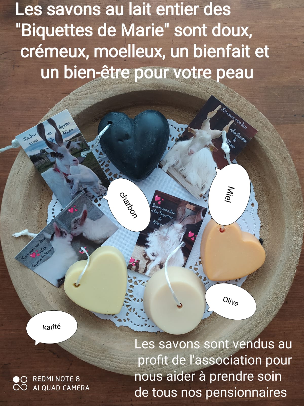 Marie HALLET, Savon au lait de chèvre