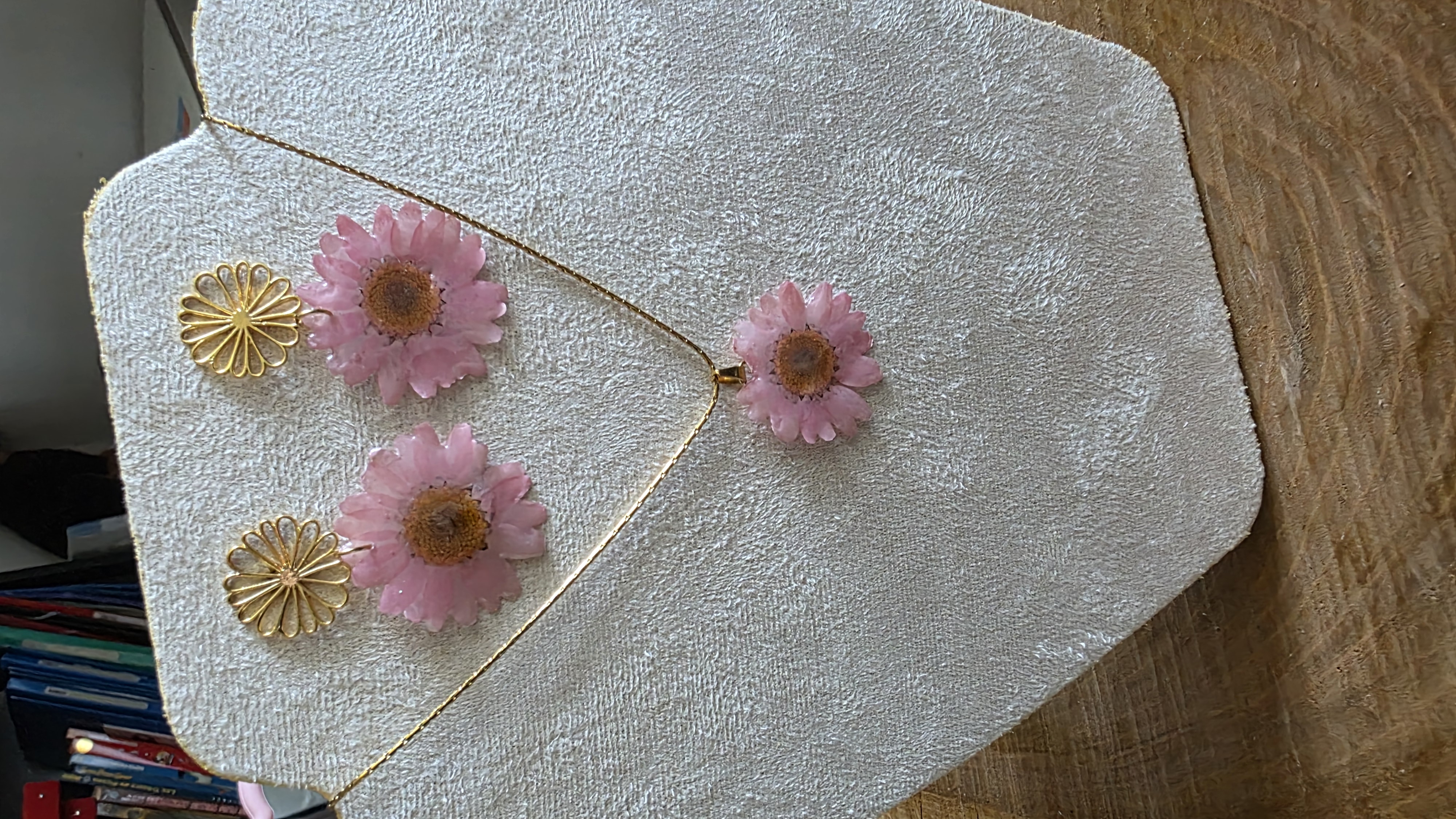 Stéphanie FAUCHOIS, Bijoux en fleurs naturelles