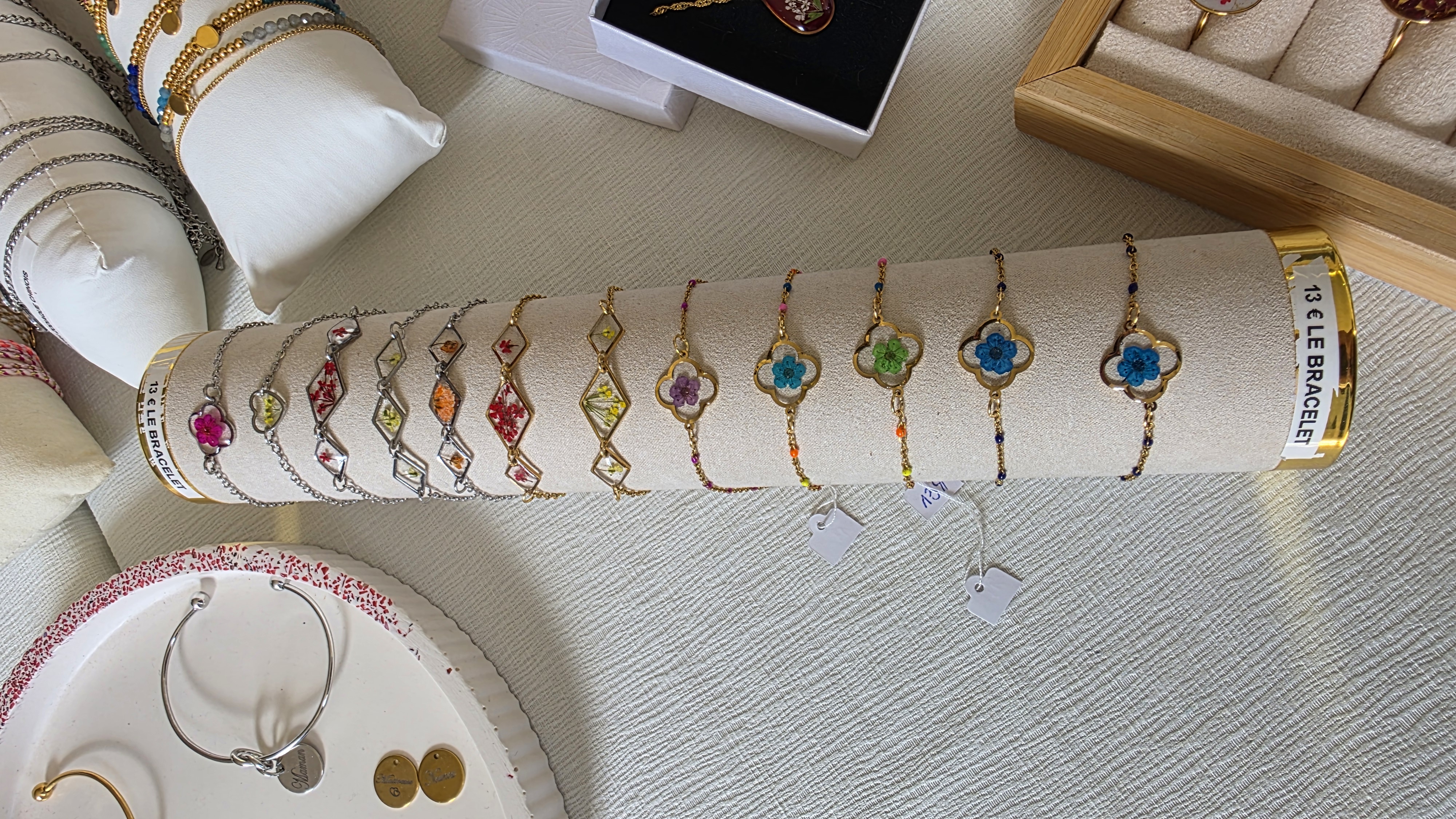 Stéphanie FAUCHOIS, Bijoux en fleurs naturelles